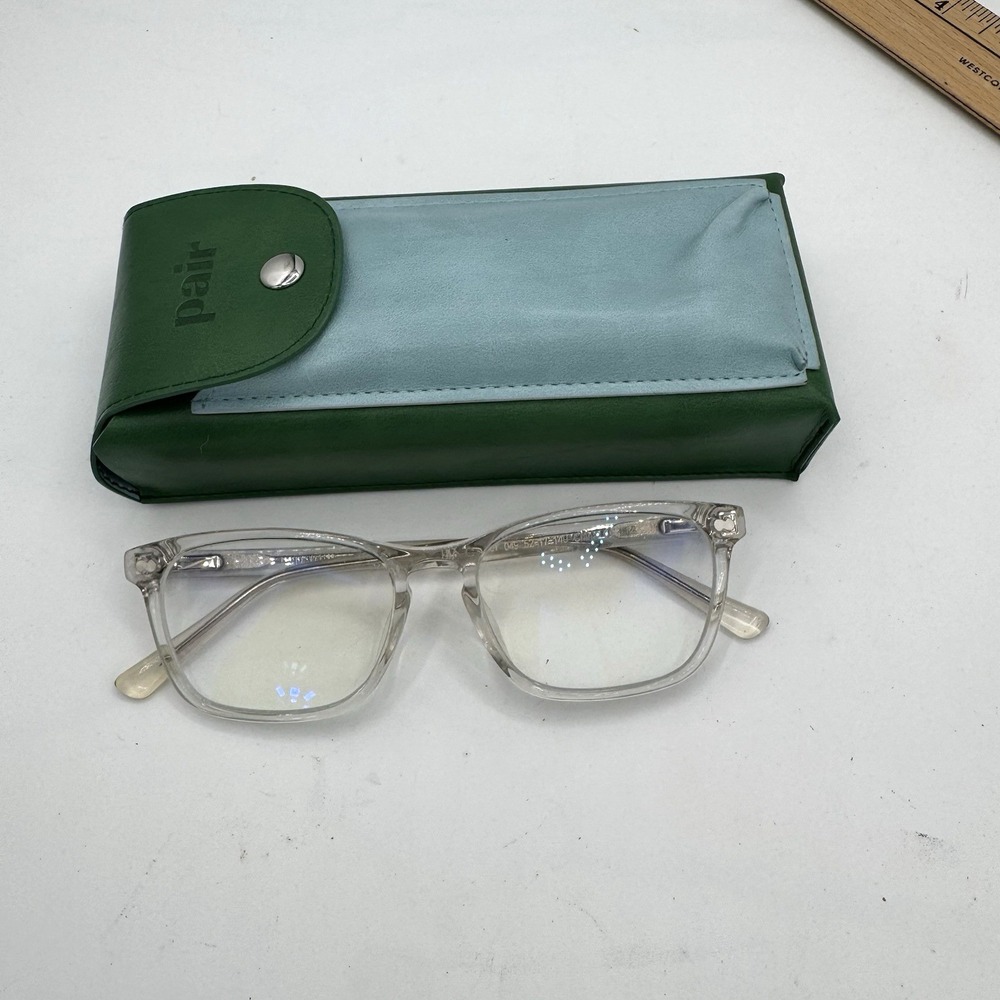 Pair Eyewear The Casper 049 Clear Eyeglasses Frames Only 52-17-140 w OEM Case